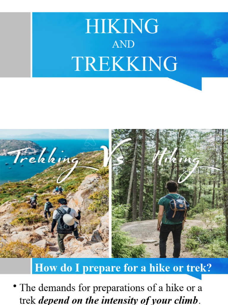 Preparing for Hiking and Trekking | PDF | Hiking | Glycogen