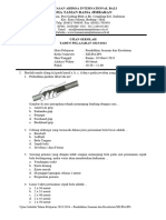 Soal Ujian Sekolah 2024-2025