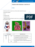 Lí Thuyết Ôn Thi Hsg Môn Sinh Học 8 Chƣơng Iv: I. Hô hấp và các cơ quan hô hấp