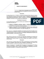 Termo de Consentimento LGPD