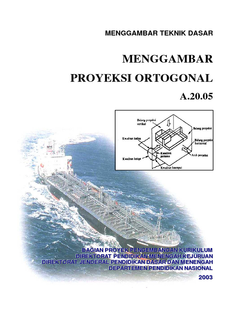 Menggambar Proyeksi Ortogonal Pdf
