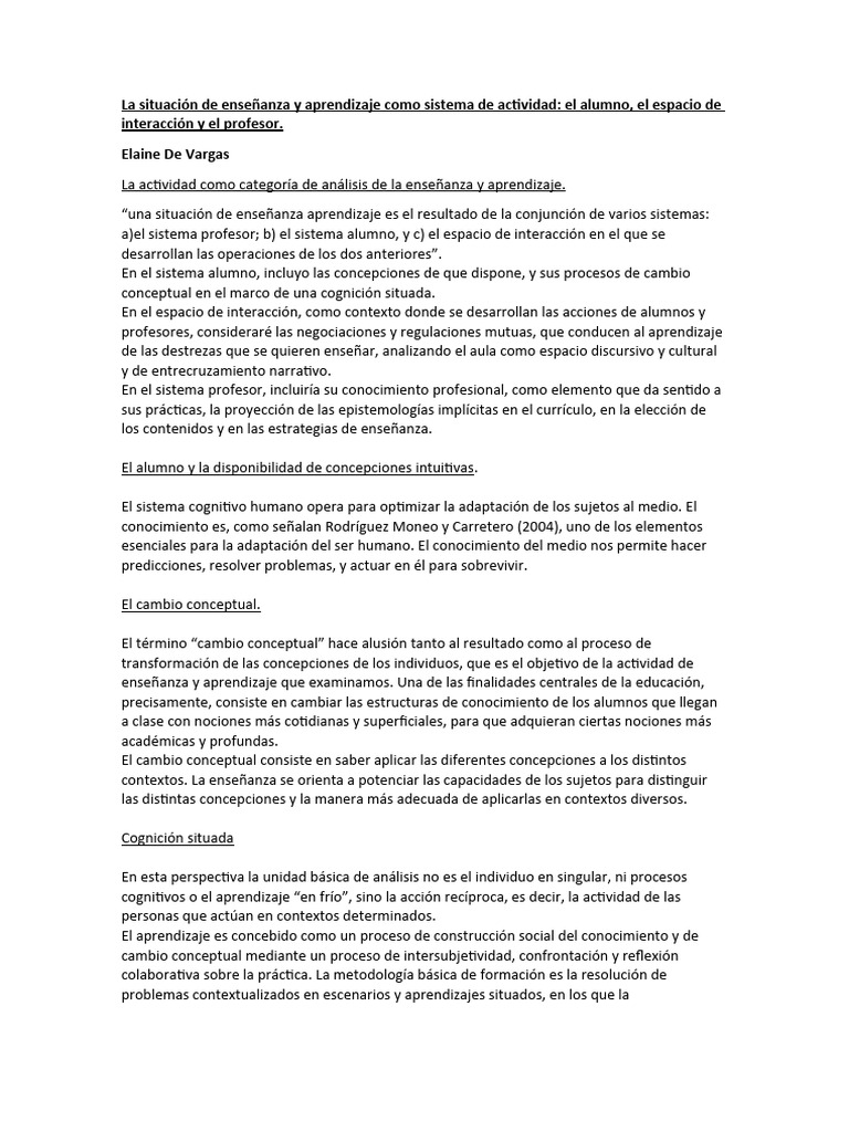 Sistemas en la Enseñanza y Aprendizaje | PDF | Plan de estudios ...
