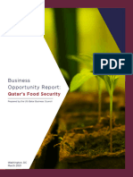 Business Opportunity Report - Qatar's Food Security