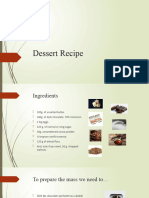 Dessert Recipe III