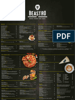 Beastro Menu