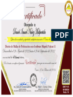 Certificado: Daniel Ismael Nuñez Malpartida