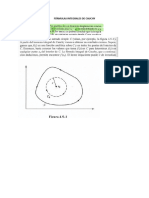 Primera Formula de La Integral de Cauchy