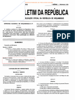 Boletim Da Republica: Publicação Oficial Da República de Moçambique