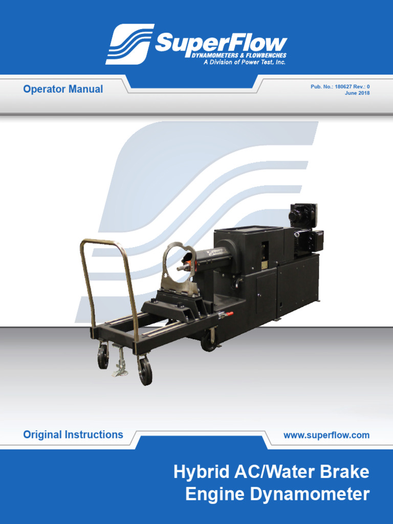 Hybrid AC-Waterbrake Operators Manual | PDF | Manufactured Goods ...