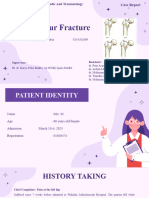 Case Report - Neck Femur Fracture - Gina