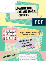 Human Beings Cultures and Moral Choices