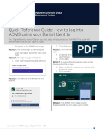 QRG - How To Log Into ADMS Using Your Digital Identity