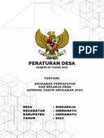 Perdes APB Desa 2023