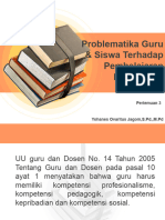 Problematika Guru & Siswa