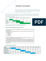 Unit 2 - Worksheet 4 Time Constraints