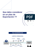 Plan de Exportación e Importación (General)