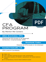 CFA Brochure