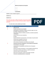 Checklist para Analise Projeto de Pesquisa CONEP