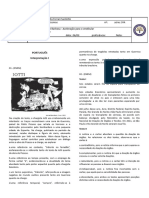 Interpretacao Textual Lista de Exercicios Portugues ENEM