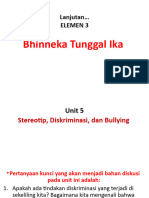 PP XI Elemen 3, Unit 5. Stereotip, Diskriminasi, Dan Bullying