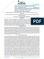 A Study On Investment Pattern of Investor in Gold With Special