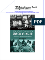 Education and Social Change 5Th Edition Full Chapter