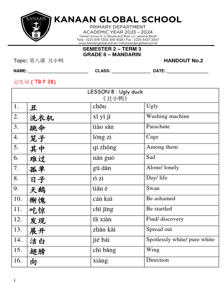 [539.97KB]GRADE 6 Handout 2 | PDF