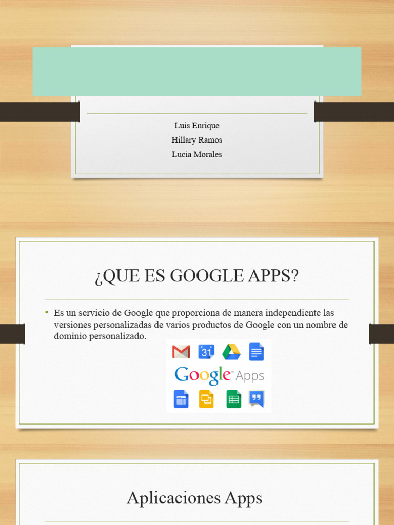 Google Apps | PDF | Computación en la nube | Software de la aplicacion