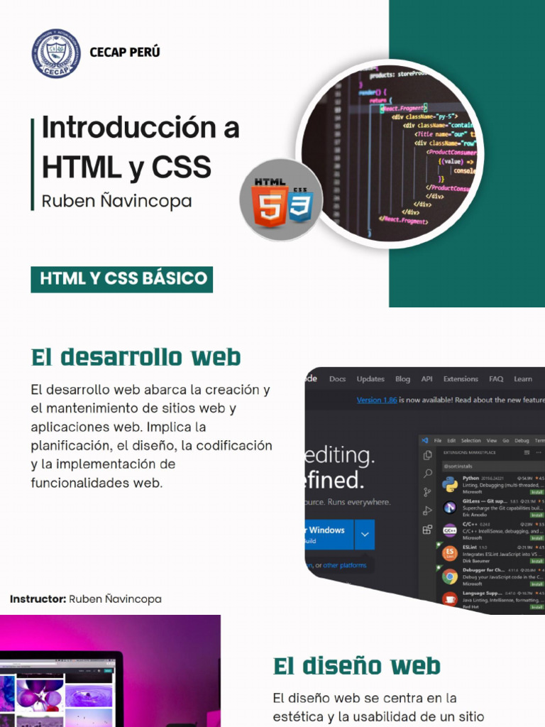 Clase 01 - Introducción a HTML y CSS - C | PDF