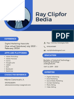 Ray Clipfor Bedia: One Virtual Solutions - July 2021 - February 2024