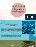 Physiological Adaptions