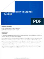 CE0505 4.0v1 An Introduction To Sophos Central