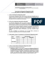 Orientaciones para La Evaluacion Diagnostica 2024 en Las Iiee Publicas de Ebr de LM