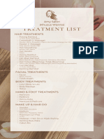 List Perawatan Salon