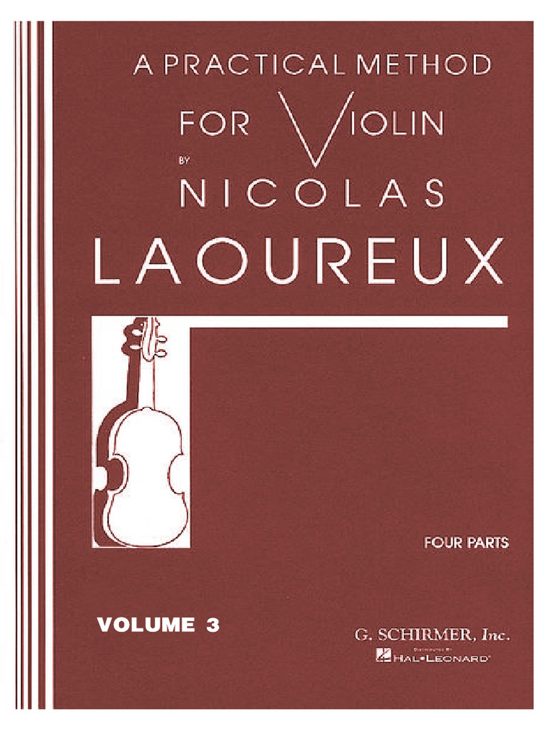 Violino Metodo Laoureux - Volume 3 | PDF