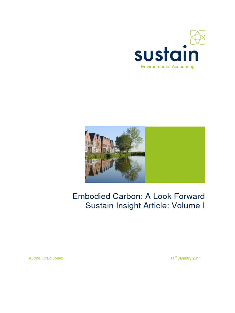 Embodied Carbon vs. Operational Carbon | PDF | Climate Change ...