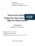 Spini (2023) - We Are The Resistance, Fridays For Future Italy