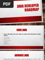 Java Devloper Roadmap