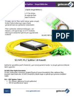 Fiber Optik SC-APC Splitter