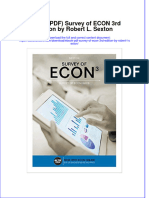 Survey of Econ 3Rd Edition by Robert L Sexton Full Chapter