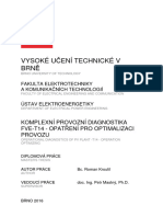 Komplexní Provozní Diagnostika FVE-T14 - Opatření Pro Optimalizaci Provozu