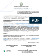 Resolucao 2.330-2023 CFM - Especialidades Médicas