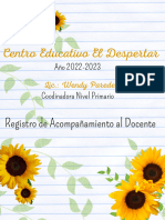 Póster Anuncio Curso Flores Floral Organico Amarillo