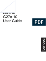 Lenovo Monitor User Guide