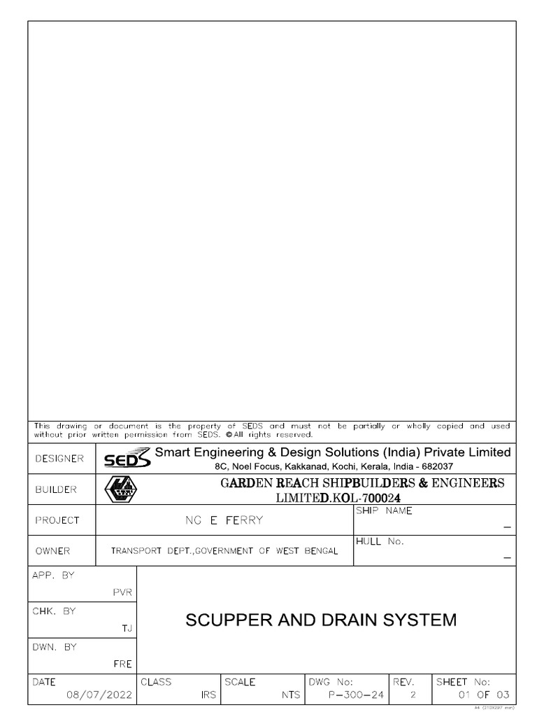 P-300-24 NG E Ferry Scupper and Drain System R.2 | PDF