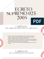 Decreto Supremo 2004