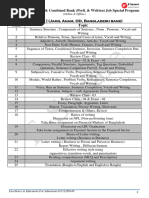 Bank Job Course Outline 1