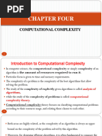 Complexity Theory Chapter Four Complexity Theory