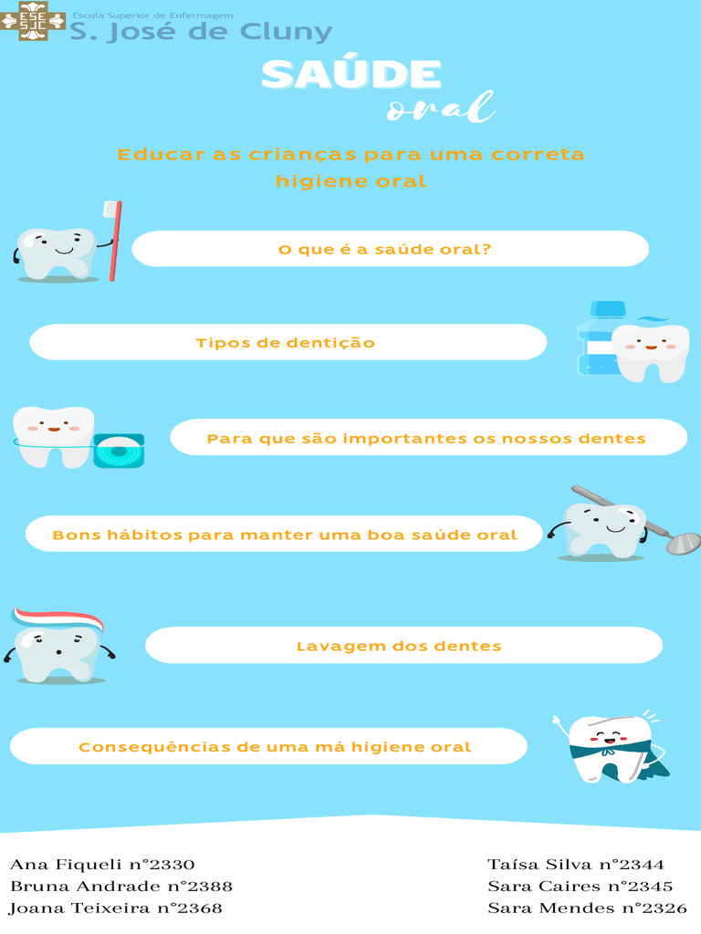 Guia Completo de Higiene Oral Infantil | PDF, image size:768x1024