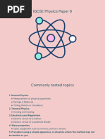 IGCSE Physics Paper 6